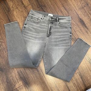 LOFT Womens Grey Skinny Jeans “The Sculpt Jegging” Size 31